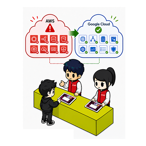 クラウドの切替イメージ